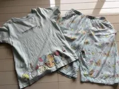 UNIQLO UT すみっコぐらし パジャマ セット 130cm ブルー