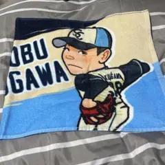横浜DeNAベイスターズ✳️宮崎敏郎イラストフェイスタオル - メルカリ