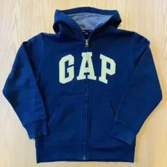 GAP フード付きパーカー ネイビー 140