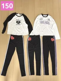 長袖Tシャツ 150cm 2枚セット　スパッツ　3枚セット　西松屋　新品未使用☆