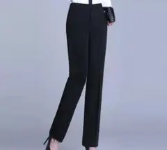 ブラック スラックス レディース