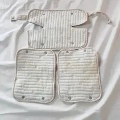 よだれカバー　抱っこ紐カバー　チャイルドシート　エルゴ　星　月　キルティング