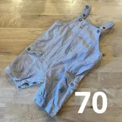 Sergent Major ストライプ　12M 70cm ベビー用オーバーオールのサムネイル