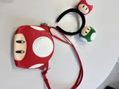 USJ スーパーマリオ キノコ カチューシャ ショルダーバッグ セット ユニバ