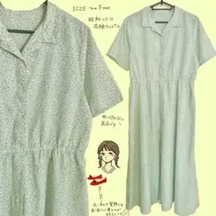 ehka sopo ワンピース　昭和レトロ　花柄