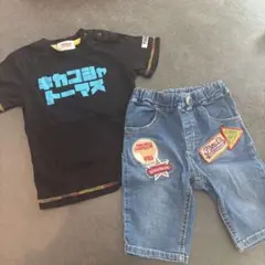 2枚セット　Tシャツ ズボン　90 95 半袖　半ズボン　トーマス