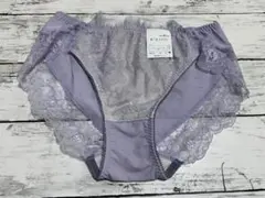 【新品タグ付】M Wacoal アンフィW'BASICレースショーツ パープル