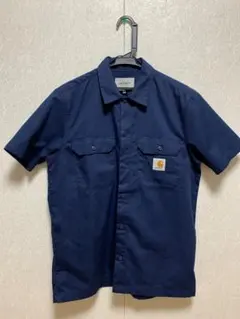 Carhartt WIP 半袖 ワークシャツ ネイビー Mのサムネイル