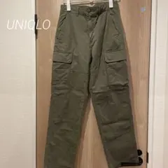UNIQLO カーゴパンツ オリーブグリーン