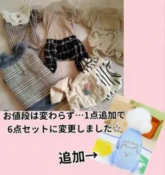 犬服 6点セット　最終お値下げ　 おまとめ売り