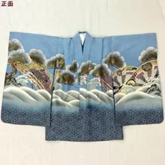 七五三 ５歳 ７歳 男児 羽織・着物セット 64cm 男の子 レンタル処分品