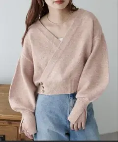 DISCOAT メランジカシュクールプルオーバー