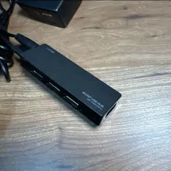 エレコム USB2.0 ハブ 4ポート ACアダプタ付 セルフ/バス両対応