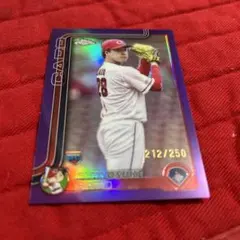 佐藤柳之介 RC 2025 Topps NPB クローム 広島カープ　250シリ