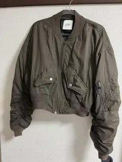 GYDA クロップドMA-1ジャケット オリーブグリーン