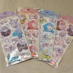 サンリオ ウォーターシール 4枚セット キティ マイメロ クロミ シナモロール
