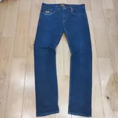 Superdry ダークブルー スリムフィットデニム　極度乾燥　しなさい
