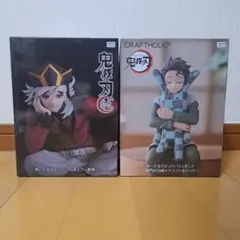 鬼滅の刃　ぬーどるストッパーフィギュア　童磨　竈門炭治郎　ラウンドワン限定