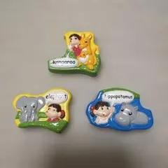 ペコちゃん 動物 マグネット 3種セット