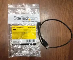 StarTech.com Micro-USB L型ケーブル 0.5mのサムネイル