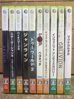 XBOX360 ソフト 10本セット 動作未確認 X360 Microsoft