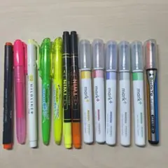13本セット 蛍光ペン・マーカー 文房具 最終値下げ！