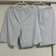 ユニクロ160cmストライプ柄 ハーフパンツ 2枚セット