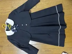 ネイビー フォーマルドレス ホワイトブラウス セット　ワンピース