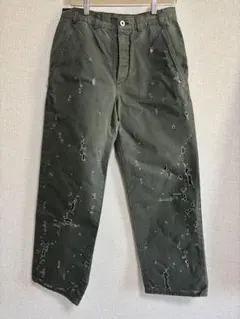 ISSUETHINGS 23SS ダメージ加工パンツ ワークパンツ