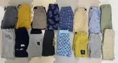 男の子100㎝　まとめ売り16枚セット 半ズボン　ハーフパンツ　多様なデザイン