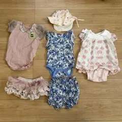 panpantutuふくむロンパース3点セット