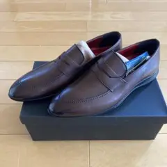 新品未使用　ナノユニバース レザー ローファーブラウン26cm
