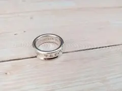 TIFFANY&Co.ティファニー10号 ナローリング 1837 シルバー指輪 - メルカリ