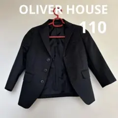 ▽OLIVER HOUSE　オリバーハウス　ブレザー　110　黒　ジャケット