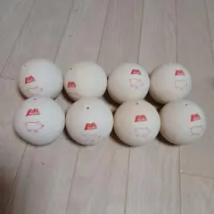 AKAEMUソフトテニスボール 8個セット 豚イラスト