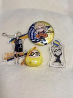ハイキュー!! 月島蛍 アクリルスタンド 缶バッジ セット - メルカリ