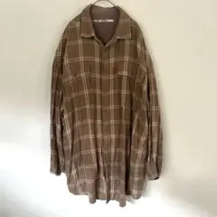 ニコアンド　チェックシャツジャケット