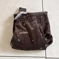 【新品未使用】TOOSUNDAY UMBRO 花柄ベロアパンツ 110