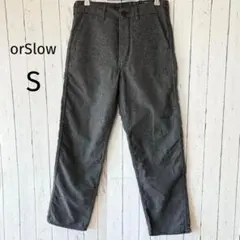 orSlow オアスロウ ウール チェック イージーパンツ グレー 日本製のサムネイル
