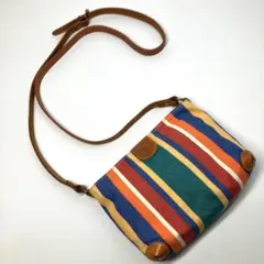 ILBISONTE　イルビゾンテ　ショルダーバッグ　マルチカラー　キャンバス