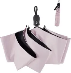 【特価】ワンタッチ自動開閉 折りたたみ傘 コンパクト 晴雨兼用 ピンク　新品