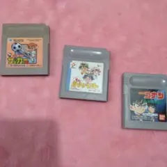 GB ゲームボーイ3点 サッカー＆リトリーブマスター＆コナン