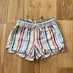 GAP ストライプ ボーダー　コットンショートパンツ　120