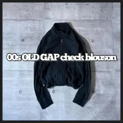 OLD GAP ウールスウィングトップブルゾン ドリズラージャケット L OLD GAP 00's 紺タグ ウール ドリズラージャケット スウィングトップ