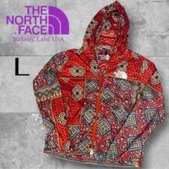 ⁠ノースフェイス マウンテンパーカ ウインドブレーカー L 総柄⁠ ペイズリー