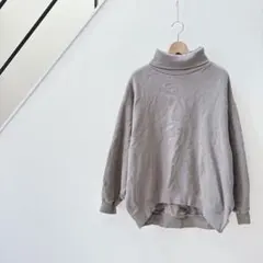 フリークスストア/裏ボア/裏起毛/体型カバー/タートルネック/スウェット