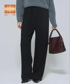 coca 裏起毛ソフトスウェットワイドパンツ