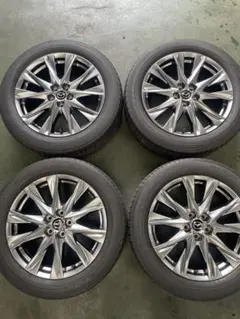 マツダ CX-8 純正高輝度19インチホイール 極美品 24年製造タイヤ9分山 マツダ CX-8 純正高輝度19インチホイール 極美品 24年製造タイヤ