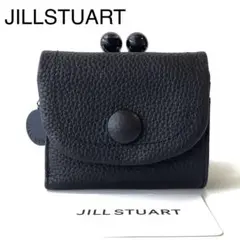 新品★ジルスチュアート★ルナティ がま口３つ折り財布ミニ財布★ブラック黒