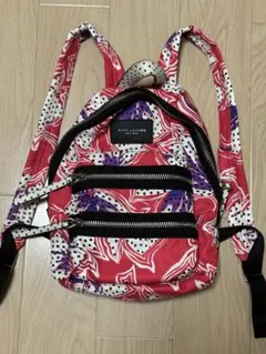 【美品】マークジェイコブス リリー柄 バックパック小